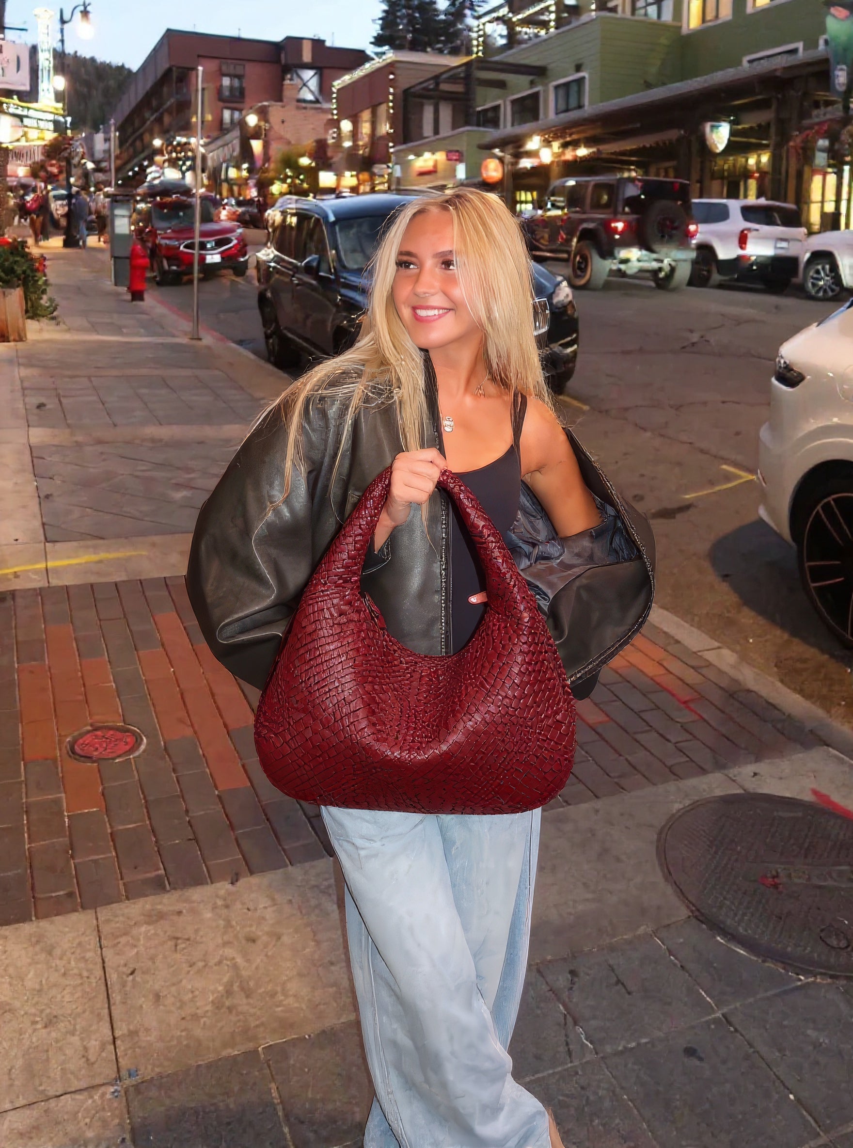 La Alva Bag Bordeaux