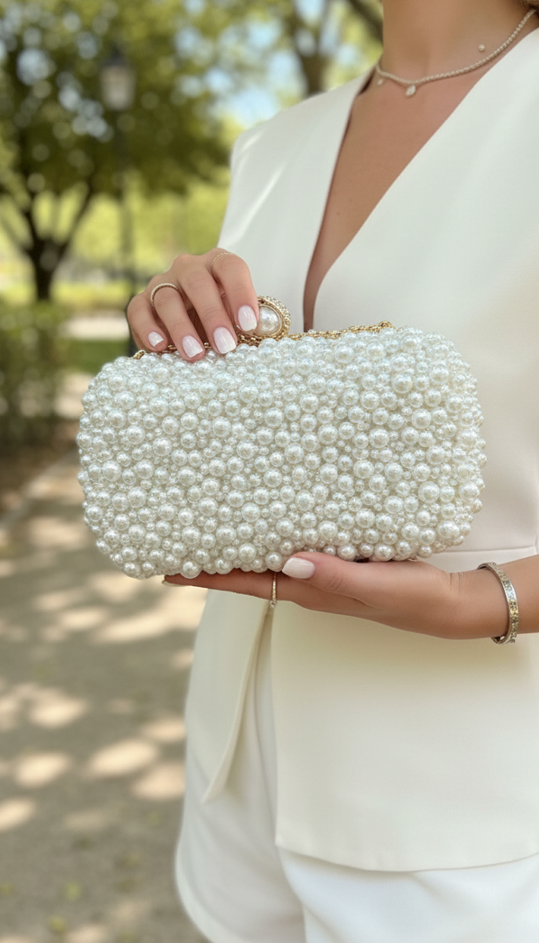 La Clara Bag White